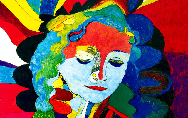 Peinture d'Amir Bai. (Crédit : autorisation)