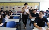 Illustration :  Une salle de classe de lycéens, en Israël. (Crédit : Yossi Zeliger/Flash 90)
