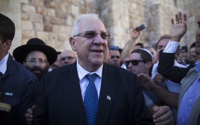 Reuven Rivlin (Crédit :  Yonatan Sindel/Flash90)