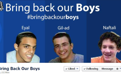 Capture d'écran de la page Facebook #Bringbackourboys