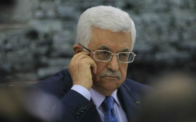 Mahmoud Abbas (Crédit : AFP/ABBAS MOMANI)