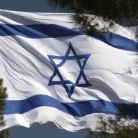 Un drapeau de l'Etat d'Israël. (Crédit : Uri Lenz/Flash 90)