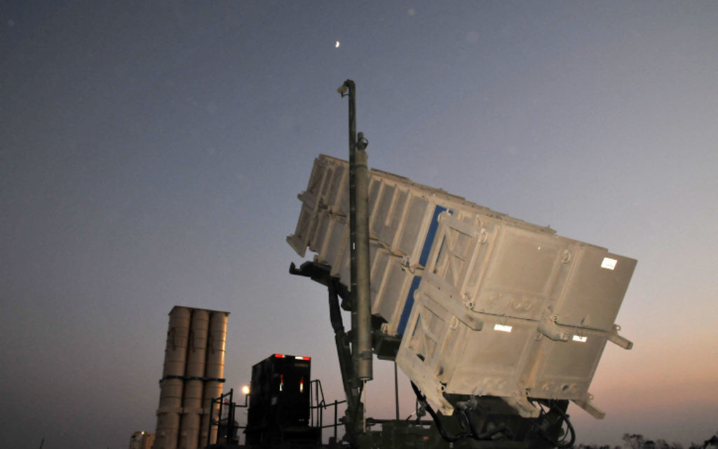 Un missile Patriot (Crédit : Flash 90) Un missile Patriot (Crédit : Flash 90)