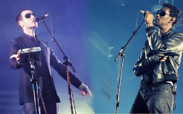 2 membres du groupe Massive Attack (Crédit : Jezhotwells /Wikimedia communs/CC BY SA 3.0)