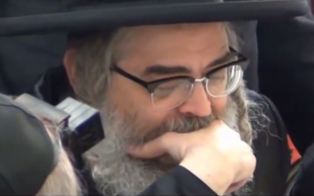 Le Rebbe de Satmar Aaron Teitelbaum (Capture d'écran Youtube)