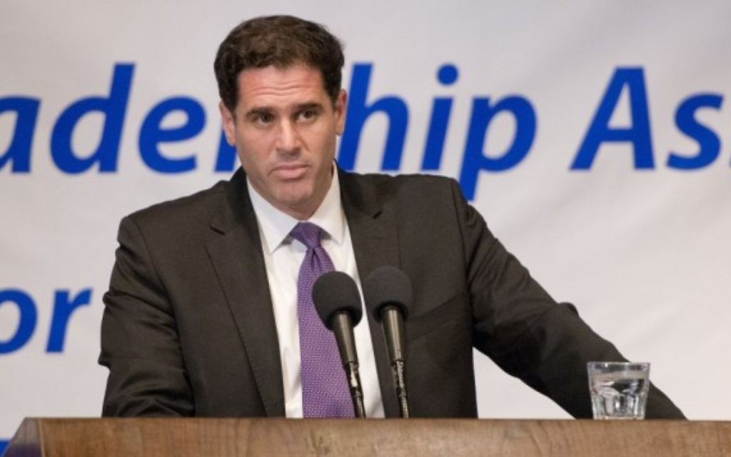 Ron Dermer, ambassadeur d'Israël auprès des Etats-Unis. (Crédit : Ron Sachs)