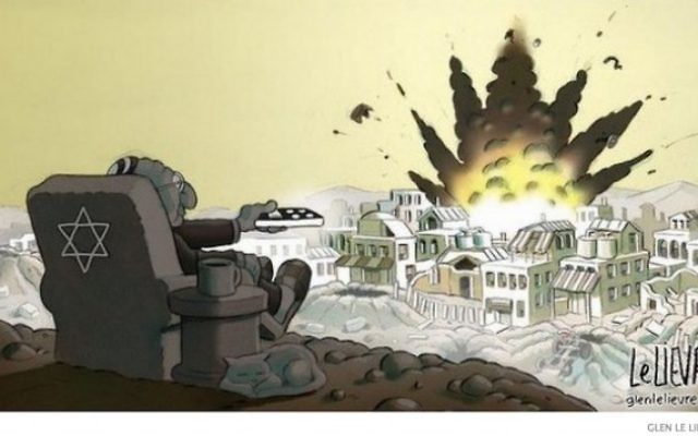Une capture d'écran du dessin controversé de Glen Le Lievre paru dans le Sydney Morning Herald. Une capture d'écran du dessin controversé de Glen Le Lievre paru dans le Sydney Morning Herald.