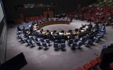 Le Conseil de sécurité des Nations unies réuni à l'ONU, à New York, le 22 juillet 2014. (Crédit : Kena Betancur/Getty Images/AFP)