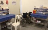 Une salle d'examen à l'hôpital (Crédit : Elhanan Miller/Times of Israel)