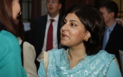 Baronness Sayeeda Warsi (Crédit : ukhomeoffice/Wikimedia commons/Flickr/CC BY 2.0)