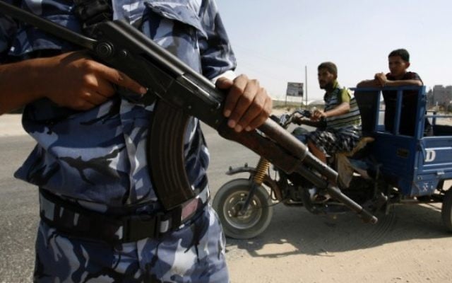 Des hommes armés du Hamas (Crédit : Flash 90)