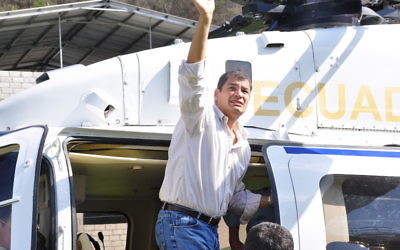 Rafael Correa (Crédit : MunicipioPinas/Wikimedia commons/CC BY-SA 2.0)