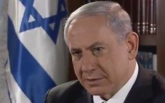 Le Premier ministre Benjamin Netanyahu s'adresse à la Deuxième chaîne le 30 août 2014 (Crédit : Capture d'écran Deuxième chaîne)