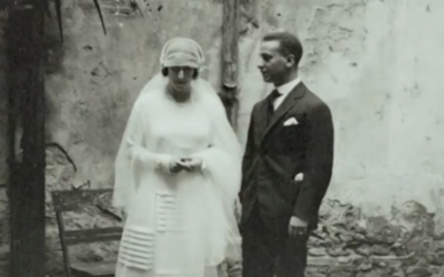 Capture d’écran du mariage des Segni à Perugia (Crédit : YouTube)