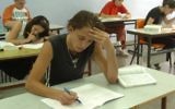 Un étudiant passe un examen (Crédit : Flash 90)