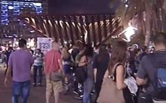 Rassemblement à Tel Aviv contre le coût élevé de la vie en Israël (Crédit : capture d'écran Deuxième chaîne)