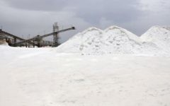 Un site d'extraction de sel près d'Eilat ( Crédit : autorisation)
