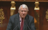 Claude Goasguen, député maire du XVIe arrondissement de Paris, le 28 avril 2008. (Crédit : capture d'écran LCP)