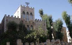 L'ancienne école de Bezalel (Crédit : Shmuel Bar-Am)