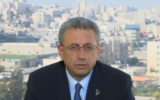 Mustafa Barghouti, le 19 novembre 2014. (Crédit : capture d’écran/BBC)
