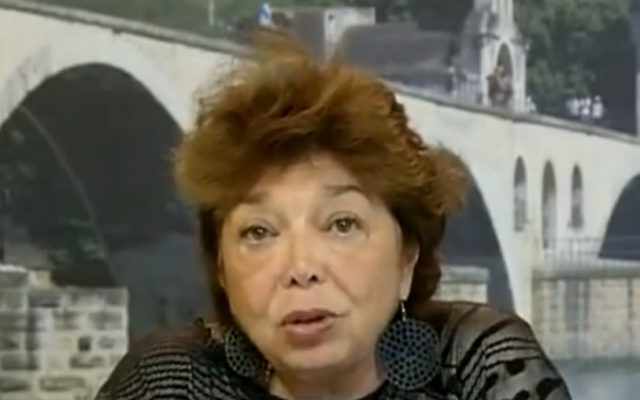Capture d’écran Leila Shahid (Crédit : France 24) Capture d’écran Leila Shahid (Crédit : France 24)