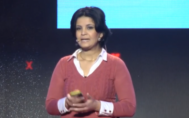 Capture d’écran Amal Ayoub (Crédit : YouTube TED)