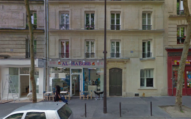 Capture d’écran de la façade du restaurant Al Haesh situé dans le 19e arrondissement de Paris (Crédit : Google street view)
