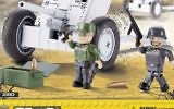 Figurines de soldats allemands de la Seconde Guerre mondiale de la marque Cobi (Crédit : Capture d'écran Cobi)