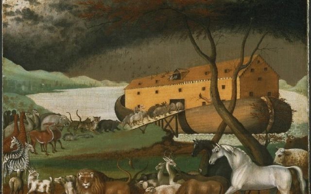 Arche de Noé (1846), une peinture du peintre américain Edward Hicks