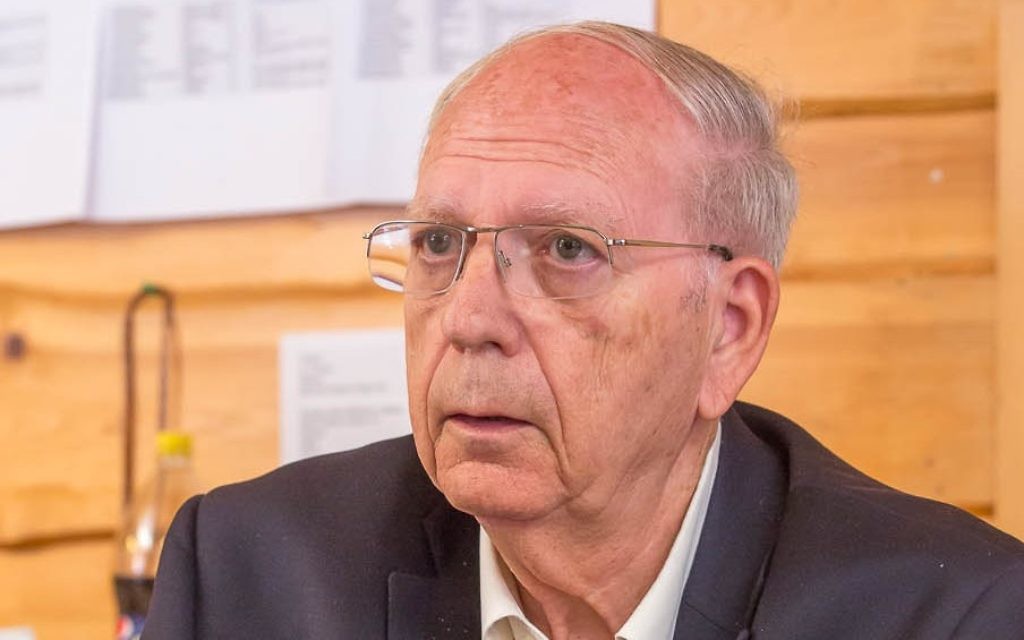Efraim Halevy, ancien directeur du Mossad. (Crédit : Eli Itkin/CC BY-SA/Wikimedia Commons)