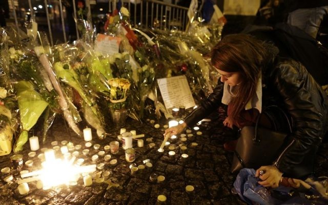 Rassemblement pour les victimes juives de Vincennes - 10 janvier 2015 (Crédit : AFP)