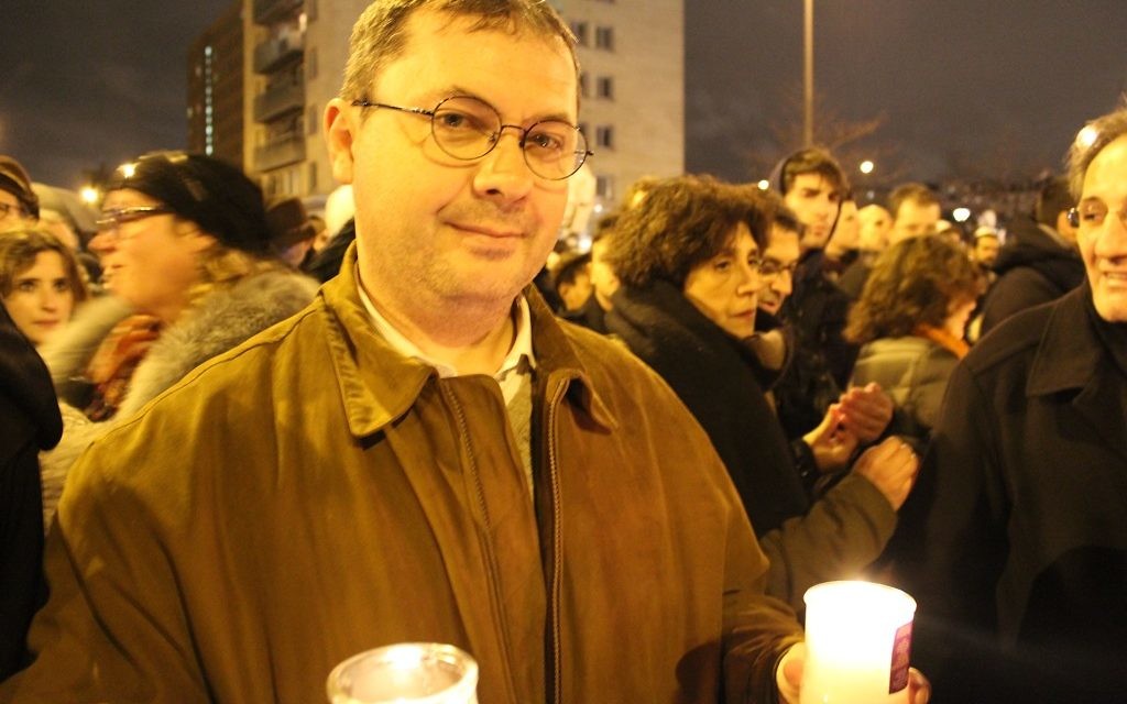 Rassemblement à St-Mandé et Vincennes pour les 4 victimes juives du terrorisme - 10 janvier 2015 (Crédit : Glenn Cloarec)
