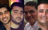 Les quatre victimes de l'Hyper Cacher, de gauche à droite : Yoav Hattab, Yohan Cohen, Francois-Michel Saada, Philippe Braham. (Crédit : autorisation)