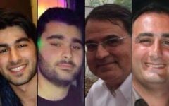 Les quatre victimes de l'Hyper Cacher, de gauche à droite : Yoav Hattab, Yohan Cohen, Francois-Michel Saada, Philippe Braham. (Crédit : autorisation)