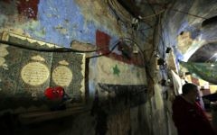 L'ancienne synagogue au coeur au coeur de l'ancien quartier juif (Haret el-Yahoud) de l'antique Sidon - 26 février 2015 (Crédit : afp)
