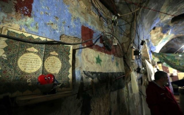 L'ancienne synagogue au coeur au coeur de l'ancien quartier juif (Haret el-Yahoud) de l'antique Sidon - 26 février 2015 (Crédit : afp) L'ancienne synagogue au coeur au coeur de l'ancien quartier juif (Haret el-Yahoud) de l'antique Sidon - 26 février 2015 (Crédit : afp)
