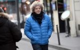 Eli Chouraqui avant la cérémonie d'hommage à Roger Hanin, le 12 février 2015. (Crédit : Stéphane de Sakutin/AFP)