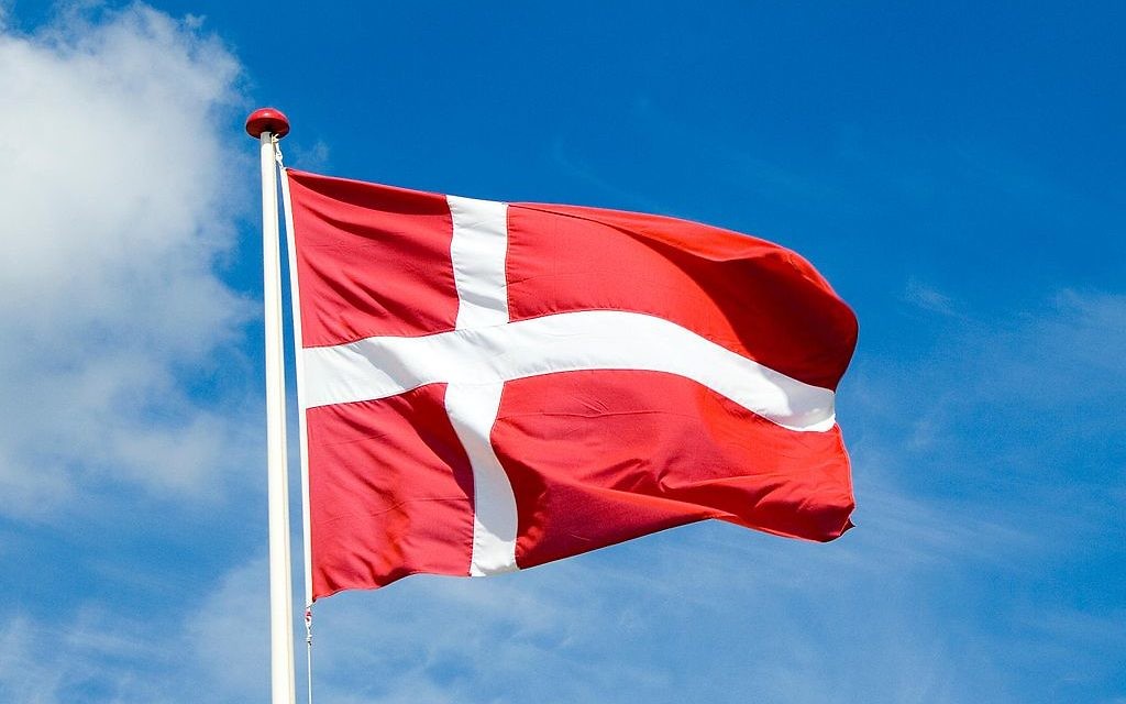 Illustration du drapeau du Danemark (Crédit : Jacob Bøtter/CC BY 2.0/Wikimedia commons) Illustration du drapeau du Danemark (Crédit : Jacob Bøtter/CC BY 2.0/Wikimedia commons)