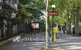 Illustration de la station de métro des Buttes Chaumont  (Crédit : Clicsouris/Wikimedia Commons/CC BY SA 3.0)