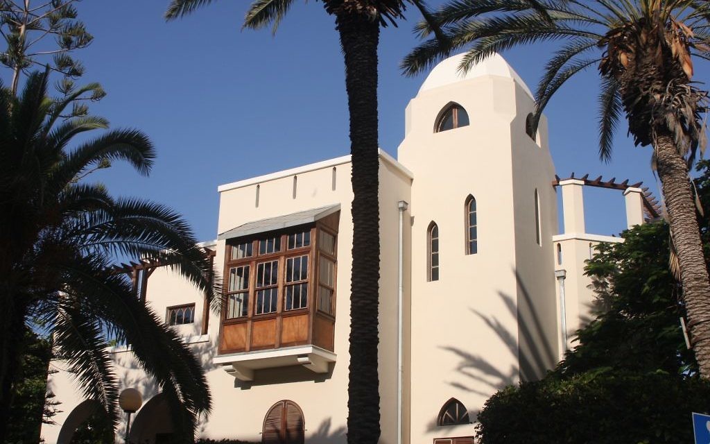 La maison de Bialik (Crédit : Shmuel Bar-Am)
