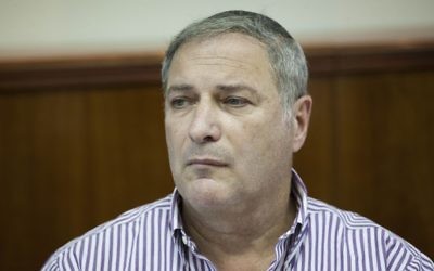 Le chef de l'autorité israélienne des Terrains, Benzi Lieberman, le 22 septembre 2014 (Crédit : Yonatan Sindel/Flash90)