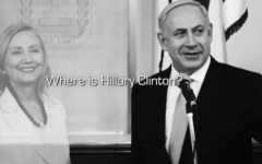 Capture d'écran du spot "Where's Hillary" critiquant Hillary Clinton pour son manque de soutien au Premier ministre Benjamin Netanyahu (Crédit : capture d'écran YouTube)