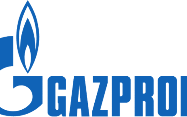 Logo de Gazprom (Crédit : domaine public)
