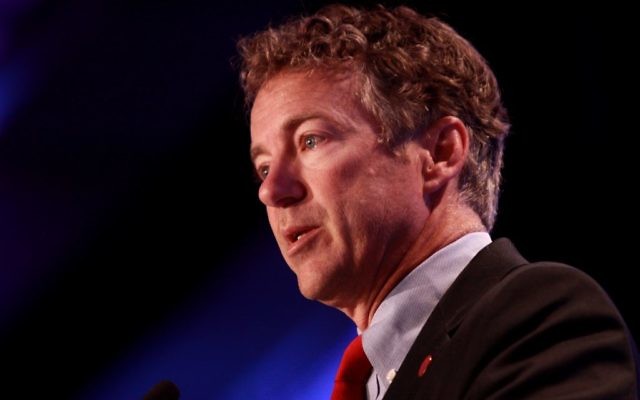 Le sénateur Rand Paul (Crédit : Wikimédia/Gage Skidmore )