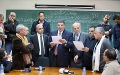 Le bloc islamique Wafaa a remporté la majorité dans aux Élections du conseil étudiant de l'Université de Birzeit  (Crédit : Bureau des relations publiques - Université de Birzeit)