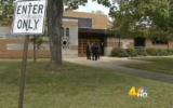 Des policiers devant la synagogue West End de Nashville, le 13 avril 2015 (Capture d'écran: WSMV)