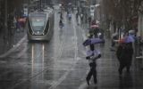 Photo illustrative de pluie à Jérusalem (Crédit : Hadas Parush/Flash90)