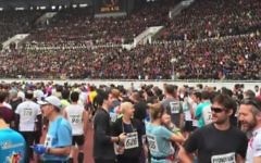 Des coureurs étrangers participent au marathon annuel de Corée du Nord (Crédit photo: capture d'écran YouTube)