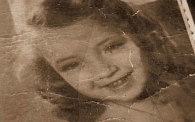 Une enfant victime d'abus sexuels pendant l'Holocauste. Du film documentaire "Screaming Silence". (Crédit : Autorisation)