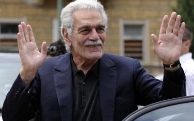 Sur cette photo datant du 28 juin 2008, l'acteur égyptien Omar Sharif est à la 16ème édition du Festival International du Film Artfilm à Trencianske Teplice, en  Slovaquie  (Crédit : AFP PHOTO/ FILES / Samuel Kubani)
